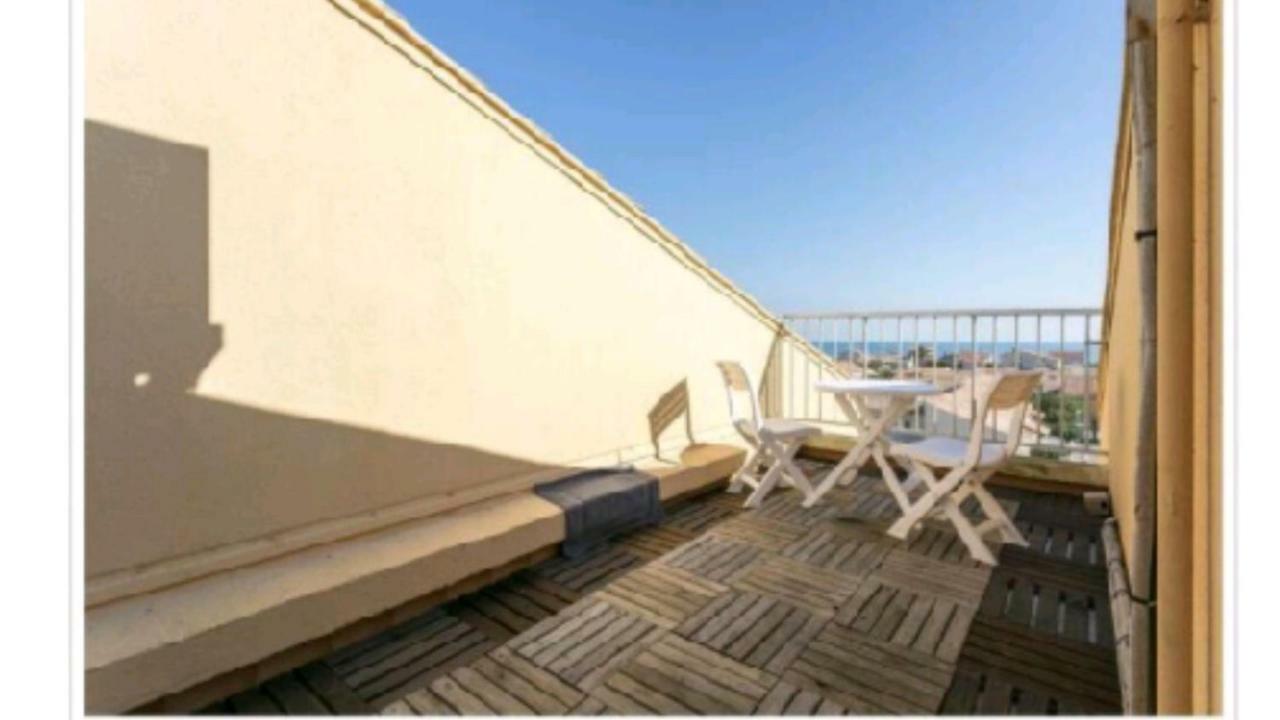 F3 Narbone-Plage Avec Solarium 250M De La Mer Vue Mer Et Clape Narbonne-Plage Eksteriør bilde